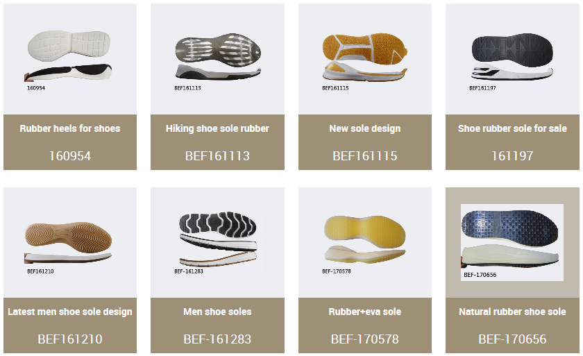 New design top quality EVA+RB shoe soles