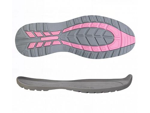 Safety shoe sole for casual work shoes