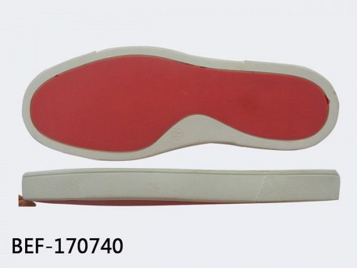 Shoe sole type of rubber